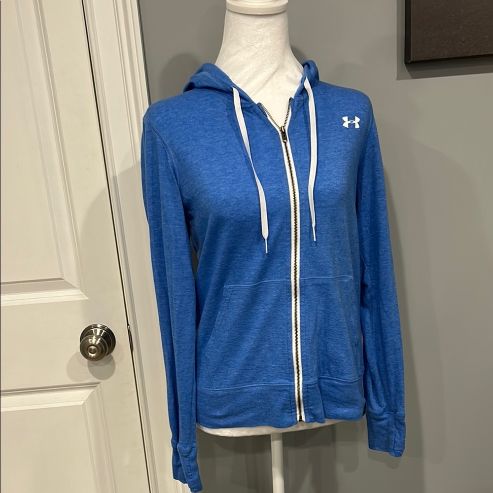 Under Armour Blue Zip-Up Hoodie